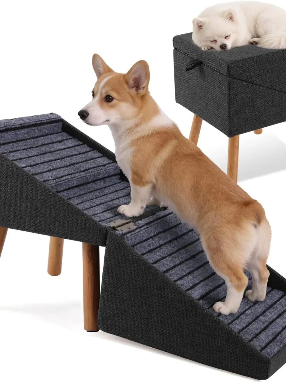 Dogs 2-in-1 Pet Steps & Ottoman